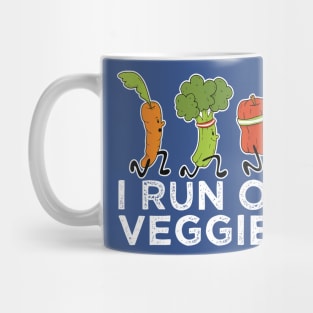 i run on veggies running vegetables 2 Mug